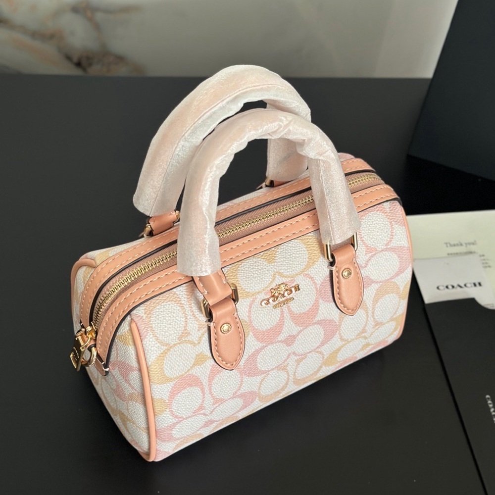 Coach Sherbet Gradient Monogram Mini Satchel - Picture 4 of 9